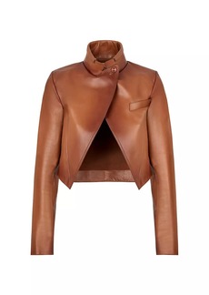 Fendi Shaded Leather Jacket