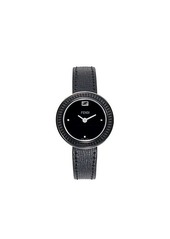 Fendi Stainless Steel & Leather-Strap Watch