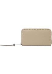 Fendi stitching-detail zipped wallet
