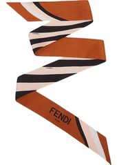 Fendi striped Wrappy scarf