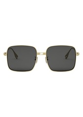 'Fendi Baguette 55mm Geometric Sunglasses