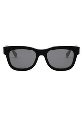 The Fendi Diagonal 51mm Square Sunglasses