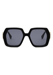 'Fendi Diamonds 51mm Square Sunglasses