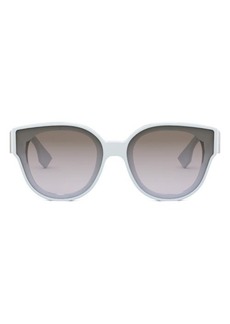 The Fendi First 63mm Gradient Oversize Round Sunglasses