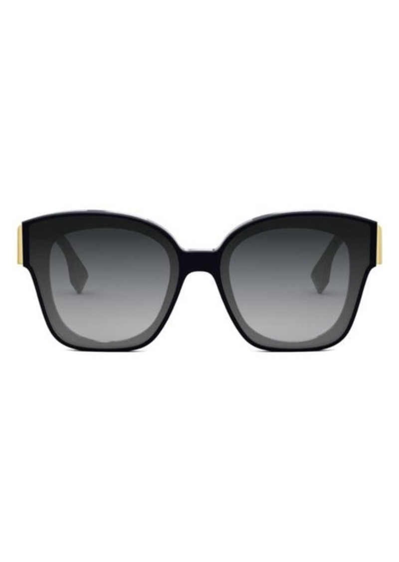 'Fendi First 63mm Square Sunglasses