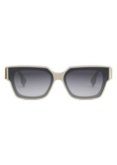 'Fendi First 63mm Rectangular Sunglasses