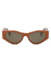 'Fendi O'Lock 54mm Cat Eye Sunglasses