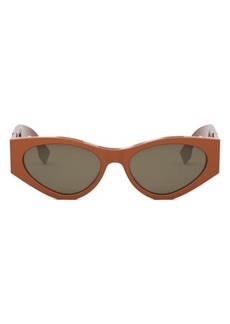 The Fendi O'Lock 54mm Cat Eye Sunglasses