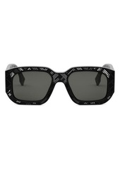 The Fendi Shadow 52mm Rectangular Sunglasses