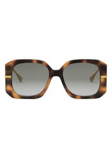The Fendigraphy 55mm Geometric Sunglasses