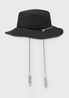 Fenty Black Tie Embellished Bucket Hat