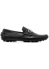 Ferragamo Black Grazioso Loafers in Leather Man