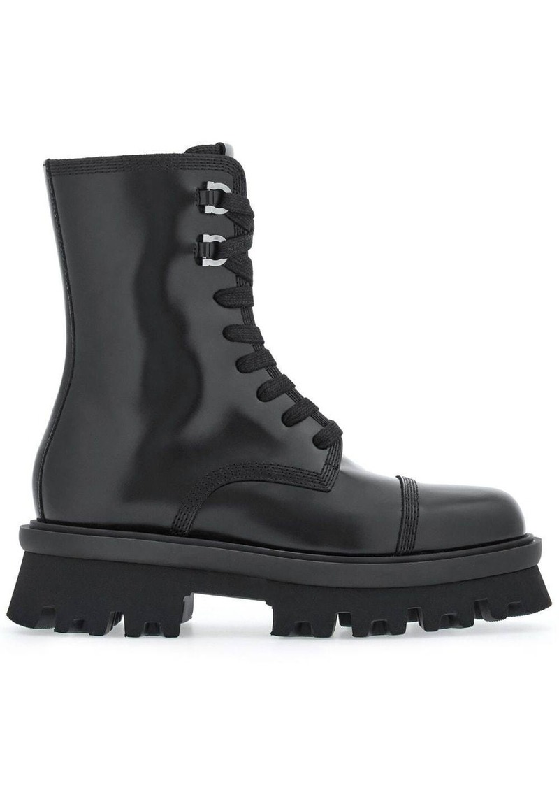 Ferragamo chunky-sole combat boots