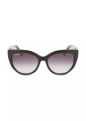 Ferragamo Classic Logo Family 56MM Cat Eye Sunglasses