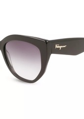 Ferragamo Classic Logo Family 56MM Cat Eye Sunglasses