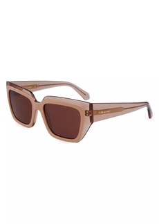 Ferragamo Classic Logo SF2002S 55MM Square Sunglasses