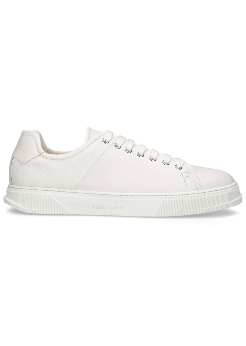 Ferragamo Clayton Leather Sneakers