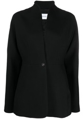 Ferragamo collarless single-breasted blazer