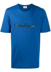 Ferragamo cotton logo print t-shirt