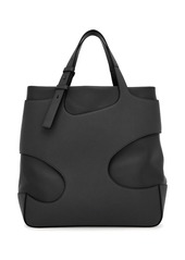 Ferragamo cut-out detail leather tote bag