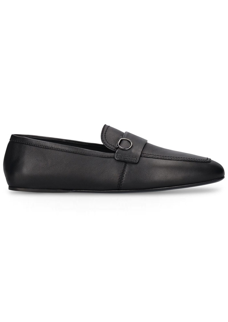 Ferragamo Debros Leather Loafers