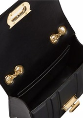 Ferragamo Embossed Leather Shoulder Bag