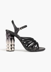 Ferragamo - Amalia leather sandals - Black - US 10