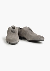 Ferragamo - Dunn suede Oxford shoes - Gray - US 9.5