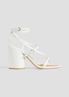 Ferragamo - Egadi 85 leather sandals - White - US 5.5