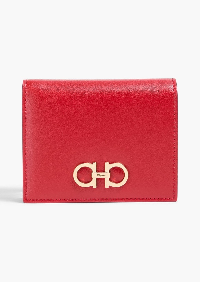 Ferragamo - Gancini leather wallet - Red - OneSize