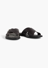 Ferragamo - Logan leather sandals - Brown - US 5