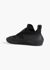 Ferragamo - Nile neoprene and rubber sneakers - Black - US 7.5