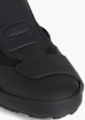 Ferragamo - Nile neoprene and rubber sneakers - Black - US 7.5