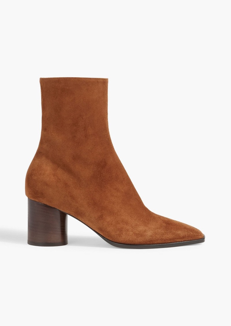 Ferragamo - Pampero suede ankle boots - Brown - US 7