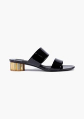 Ferragamo - Patent-leather mules - Black - US 6