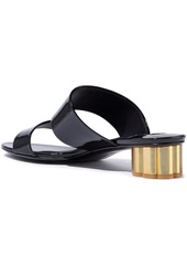 Ferragamo - Patent-leather mules - Black - US 6