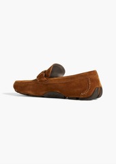 Ferragamo - Peter suede driving shoes - Brown - US 8.5