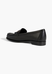 Ferragamo - Rolo embellished leather loafers - Black - US 5