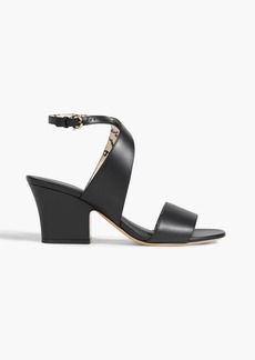 Ferragamo - Sheena leather sandals - Black - US 9