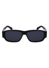 FERRAGAMO 57mm Rectangular Sunglasses