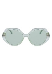 FERRAGAMO 58mm Modified Oval Sunglasses