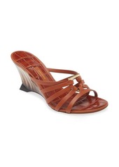 FERRAGAMO Anemone Open Toe Wedge Sandal