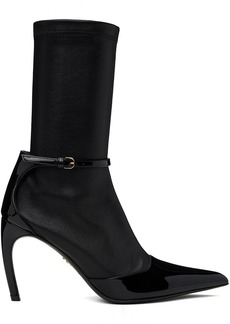 Ferragamo Black Britt Boots