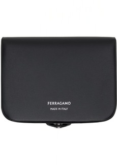 Ferragamo Black Coin Pocket Wallet