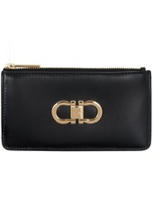 Ferragamo Black Gancini Card Holder