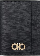 Ferragamo Black Gancini Card Holder