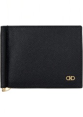 Ferragamo Black Gancini Card Holder