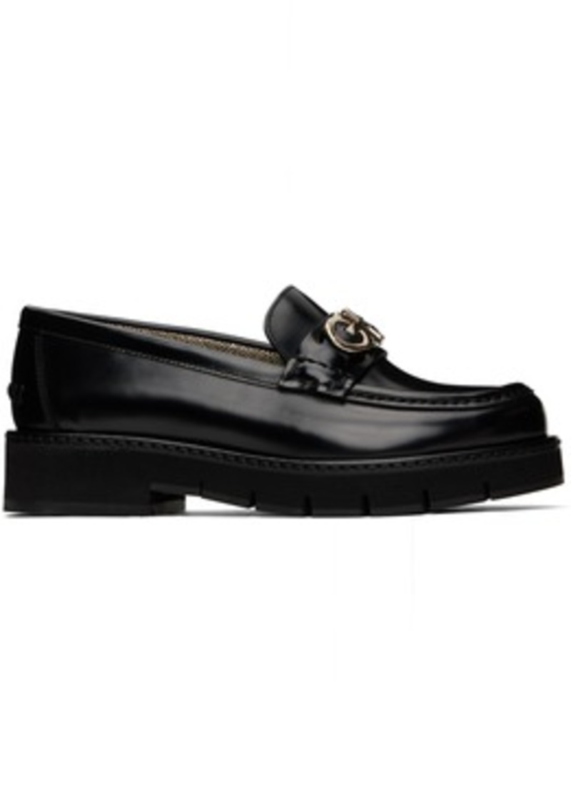 Ferragamo Black Ofelia Loafers