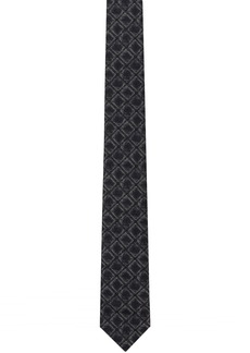 Ferragamo Black Silk Tie