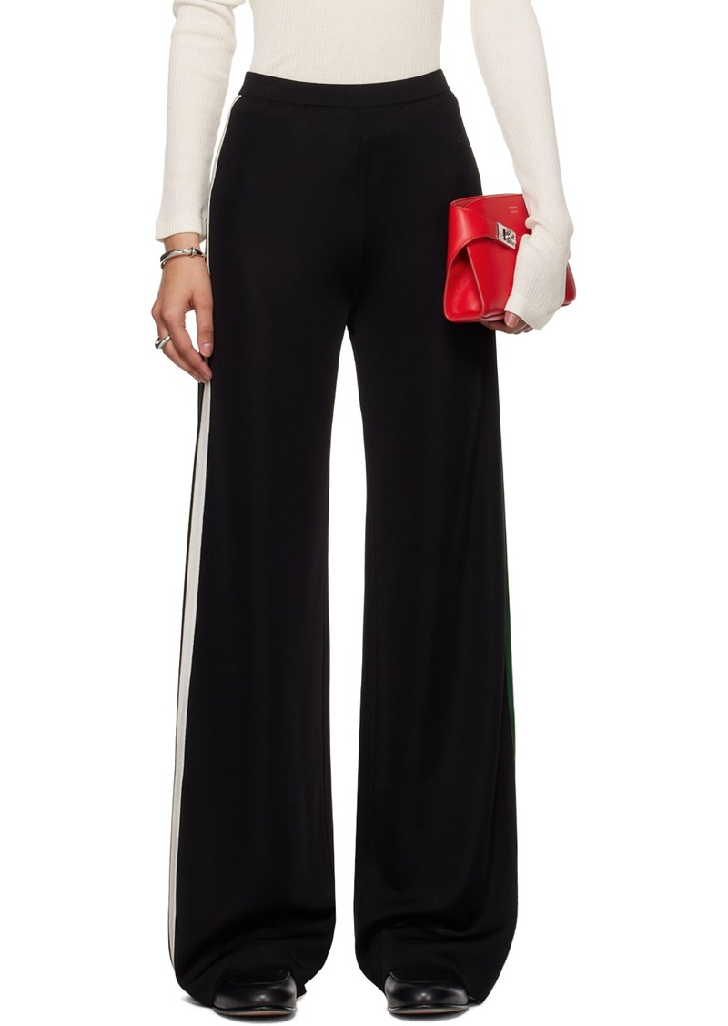 Ferragamo Black Sports Trousers